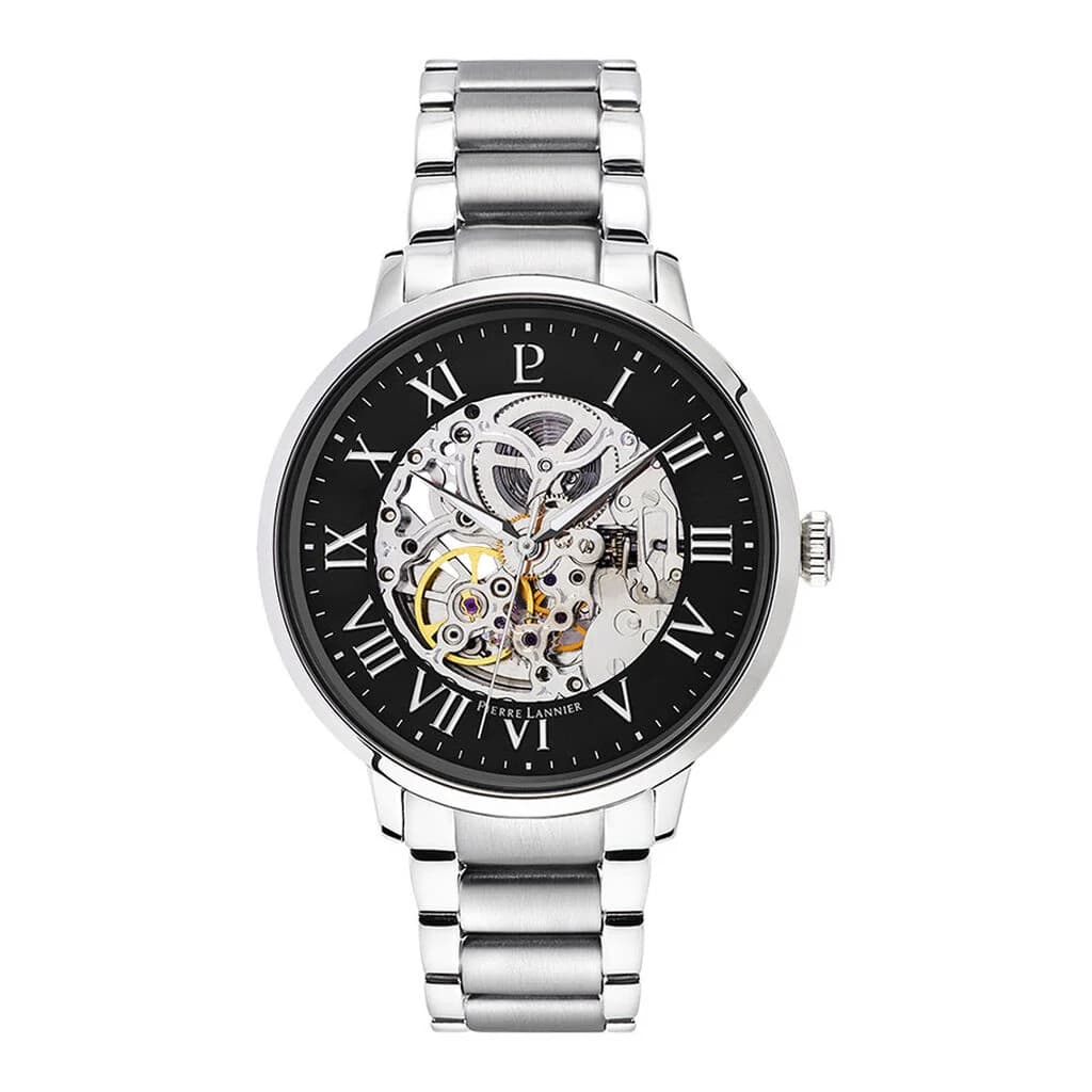 Pierre Lannier Montre Analogique Homme Pierre Lannier Acier Gris 317B131