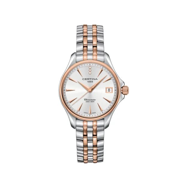 Certina Montre Certina DS Action Lady Diamonds Quartz Cadran Argent