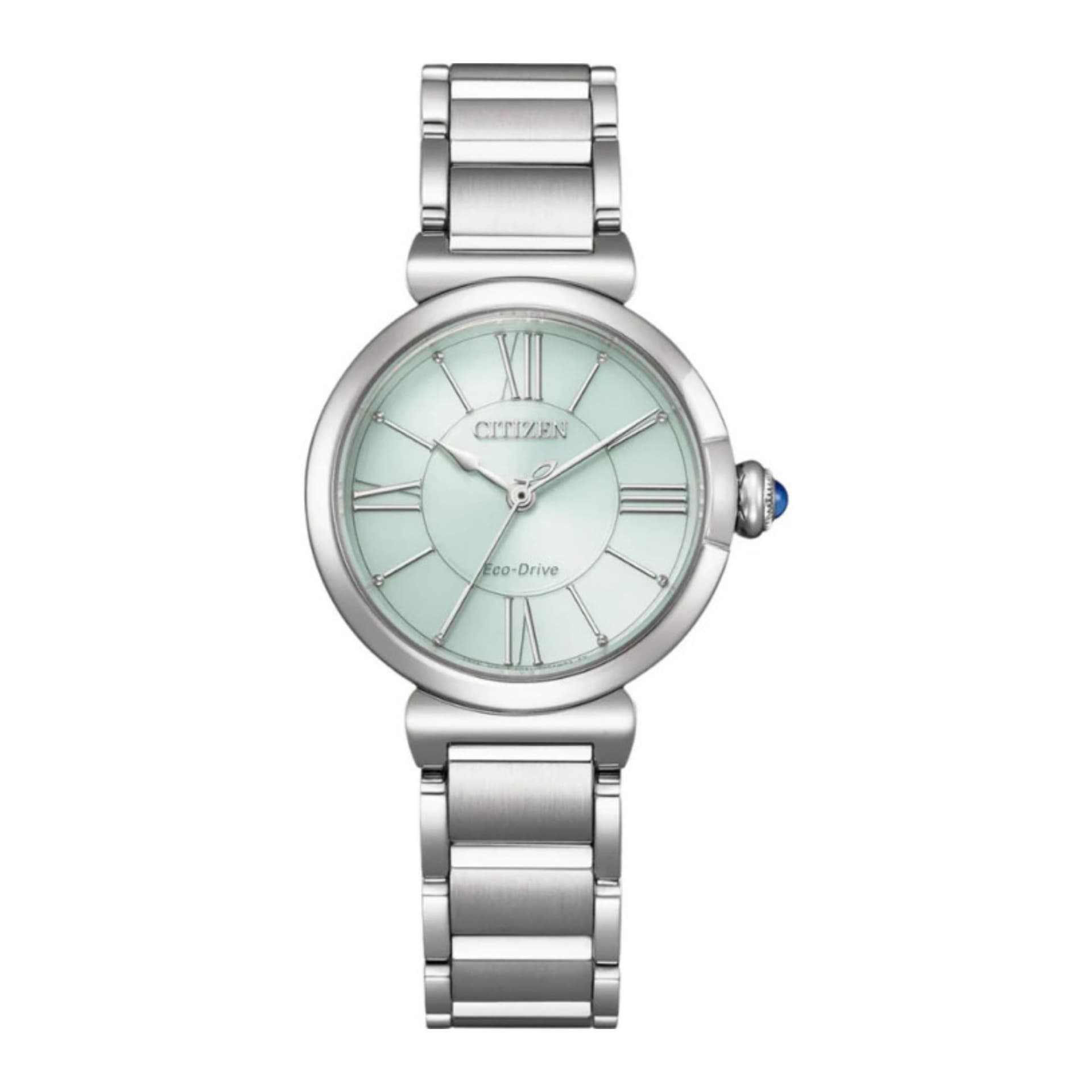 Citizen Montre Citizen Maybells Eco-Drive cadran vert bracelet acier 29,5 mm
