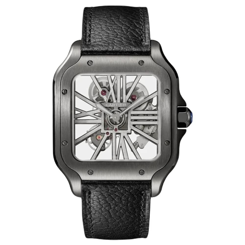 Santos de Cartier — bracelet cuir