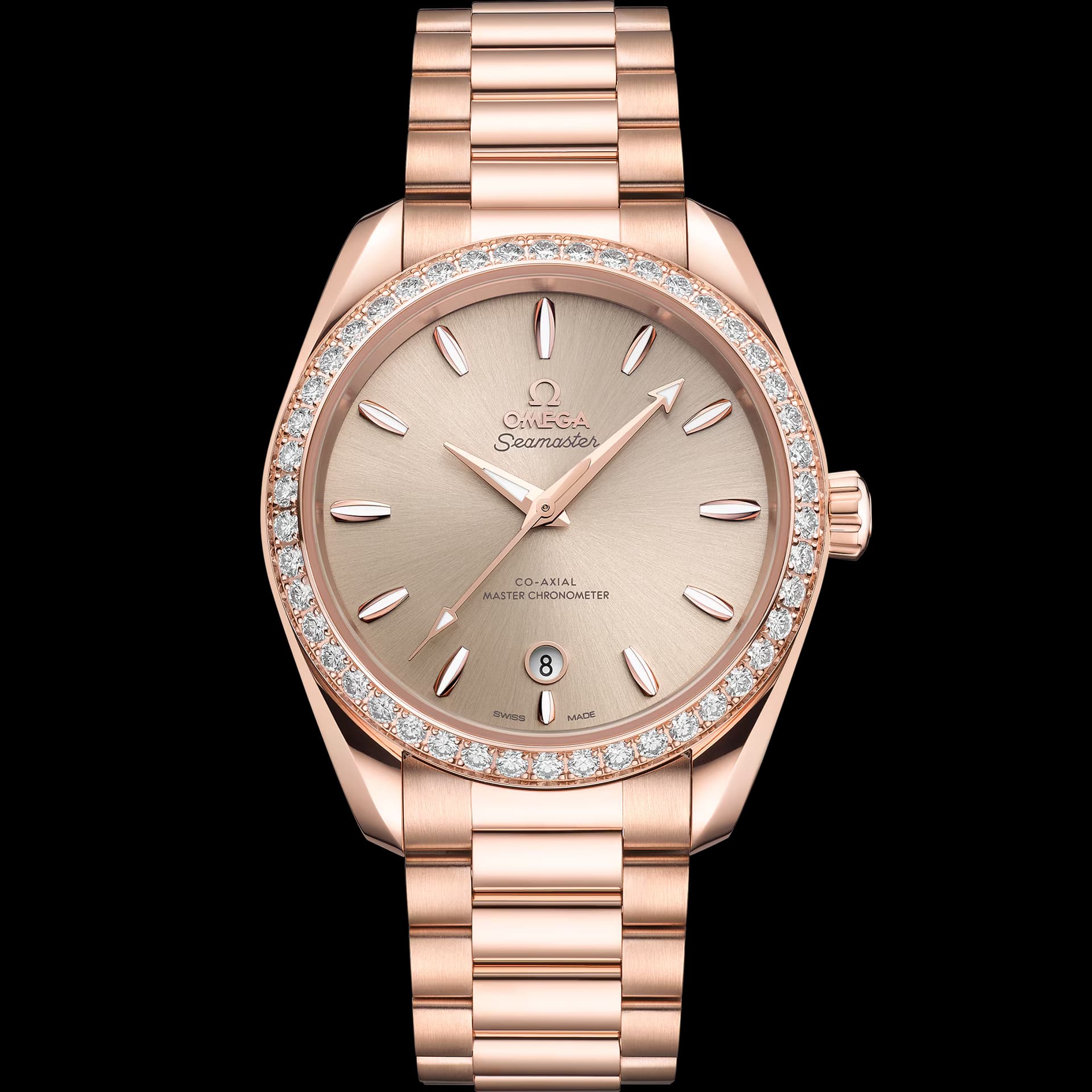 Omega Seamaster 38 mm, or Sedna™ sur or Sedna™