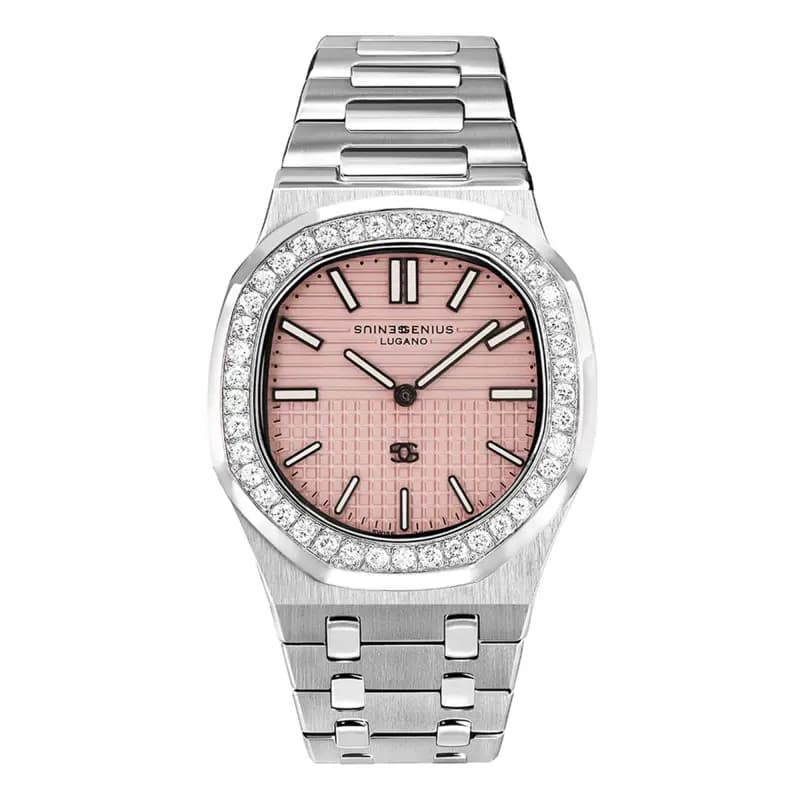Genius Montre Genie 36 Osaka Lunette Diamants de Synthèse