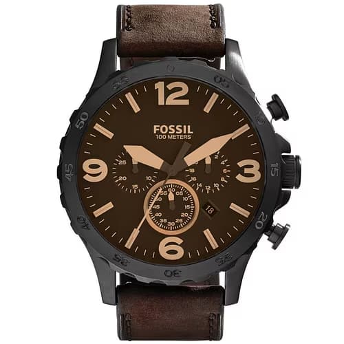 Fossil Nate — cadran noir