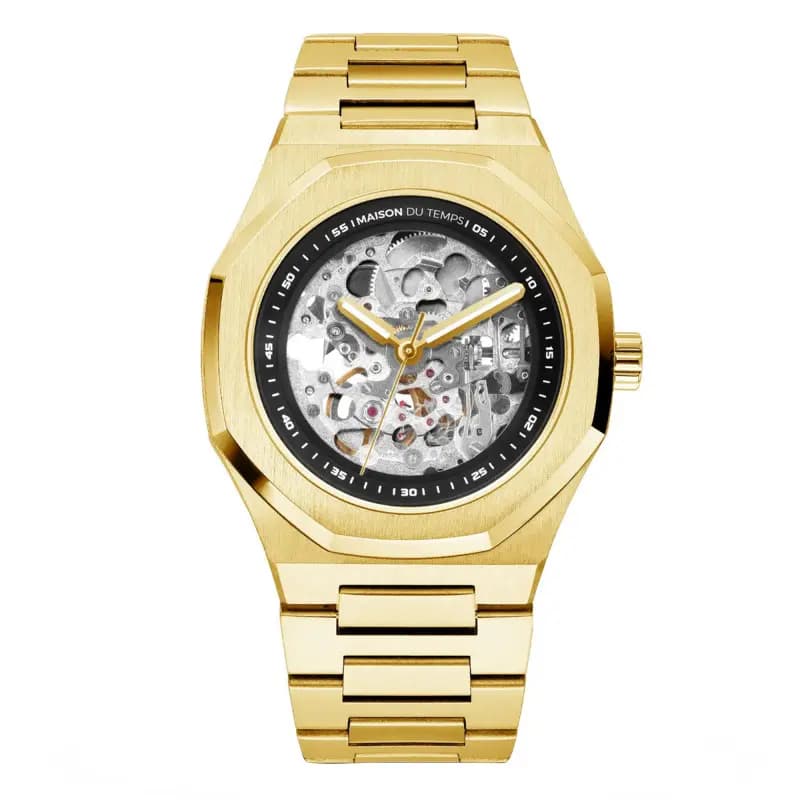 Maison du Temps Montre MTBeta Skeleton Gold Acier 160-A