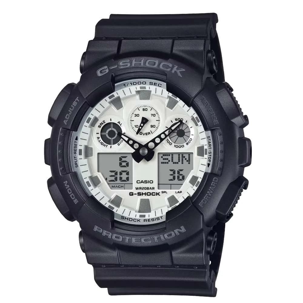 Casio GA-100 Series — cadran blanc