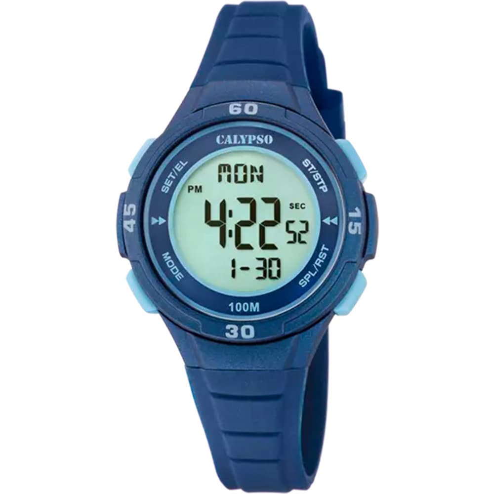 Calypso Montre Calypso en Silicone Bleu