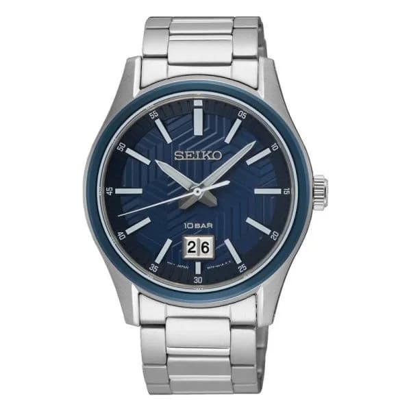 Seiko SPORT — cadran bleu 40 mm