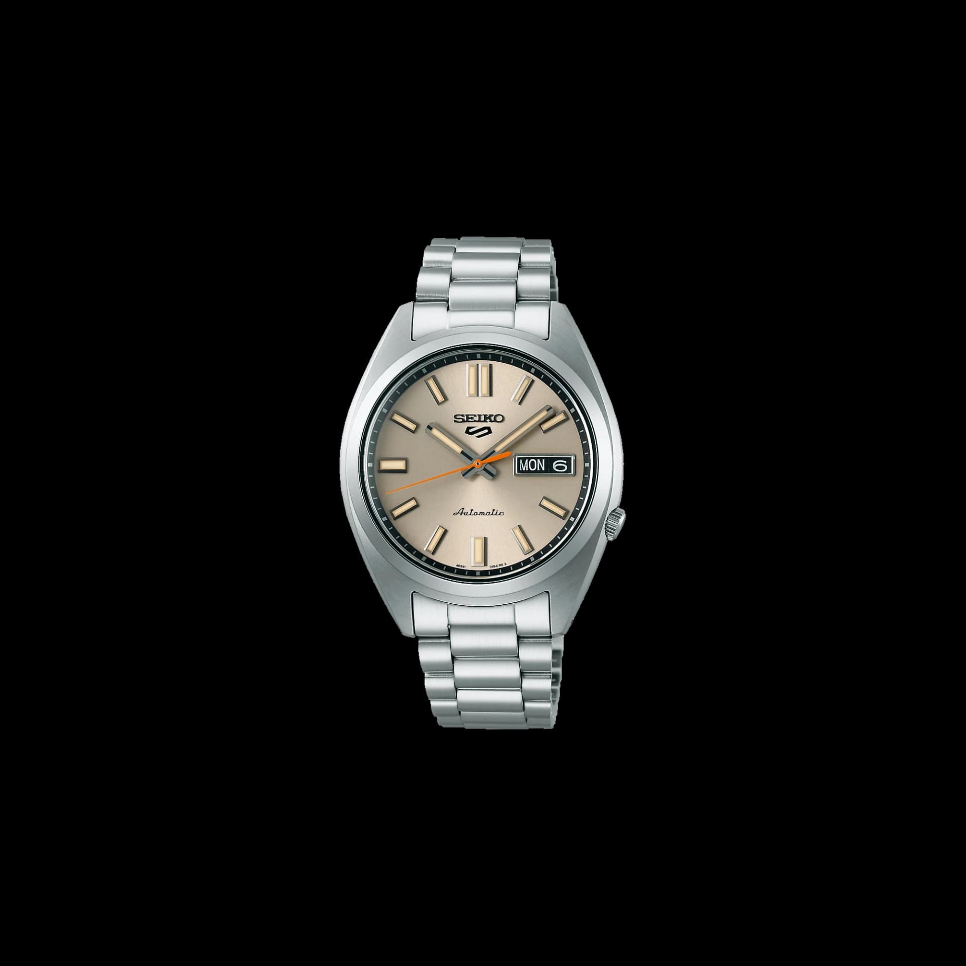 Seiko 5 — cadran gris 37 mm