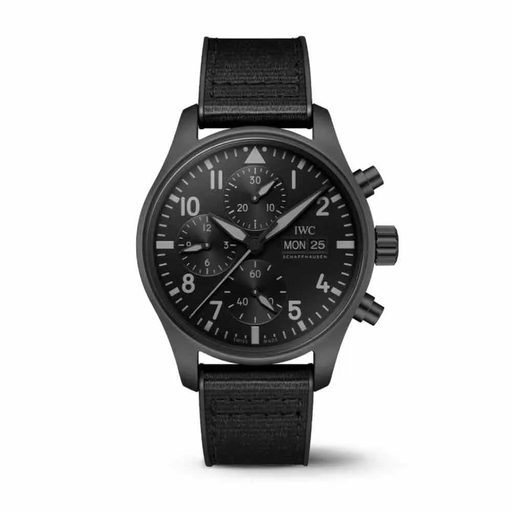 IWC Schaffhausen Montre D’Aviateur Chronographe 41 Top Gun Ceratanium®
