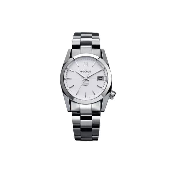 March LA.B Montre March LA.B AM69 Automatique Cadran White Acier brossé 3 maillons