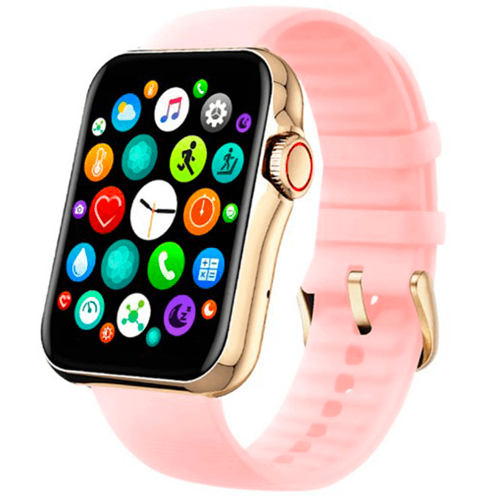 Smarty Montre Connectée Smarty Collection New Standing en Silicone Rose