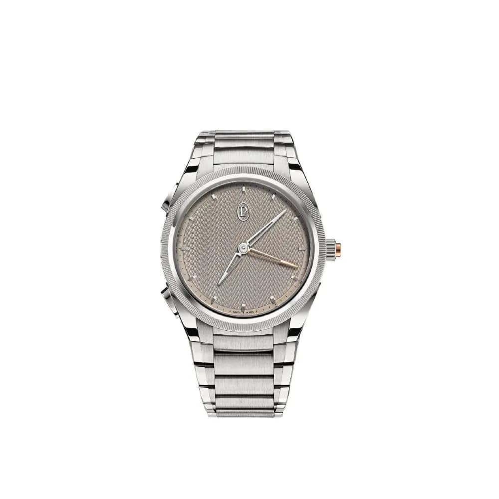 Parmigiani Fleurier Tonda Pf Minute Rattrapante Steel Platinum Sand Grey