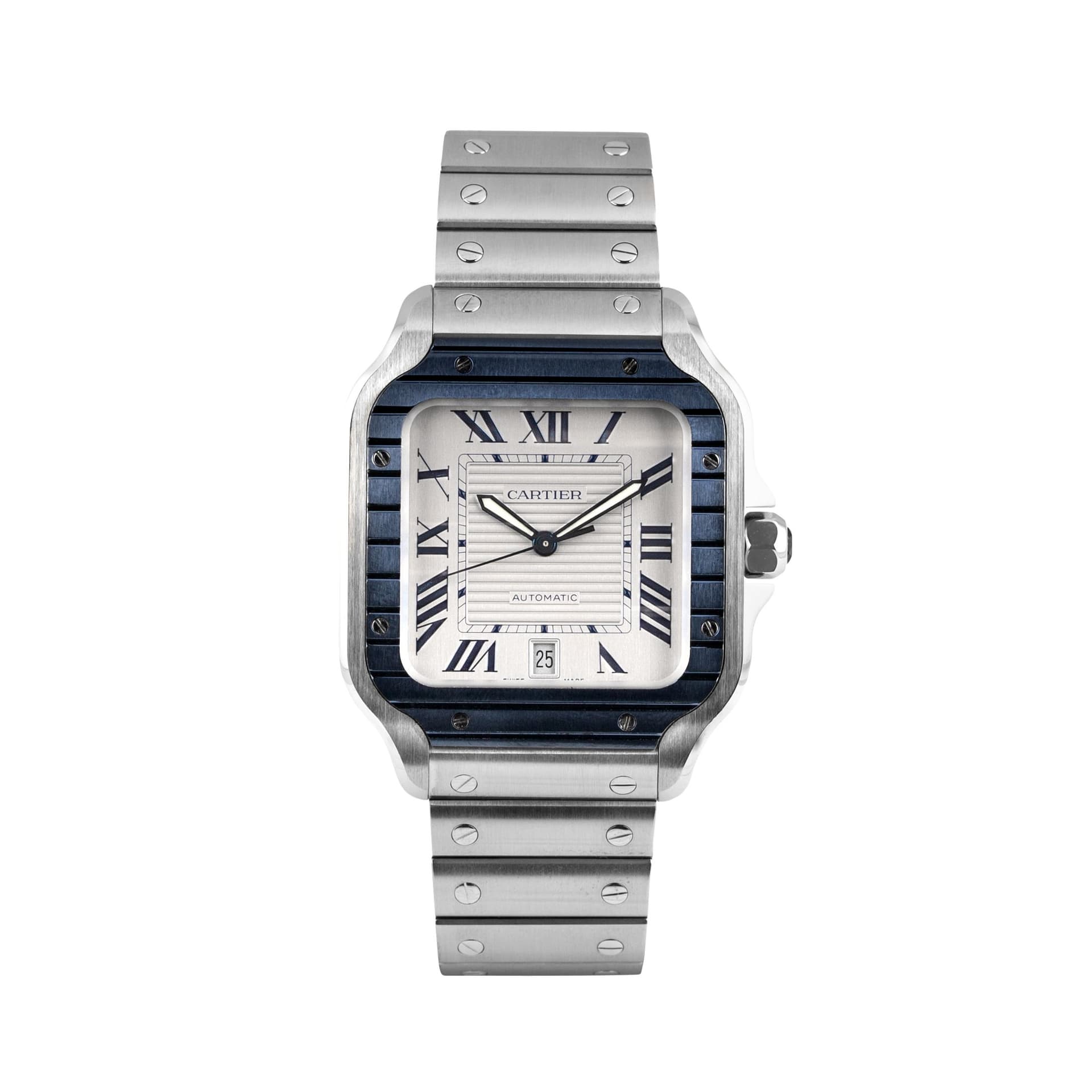 Cartier Santos Grand Modèle — cadran argenté