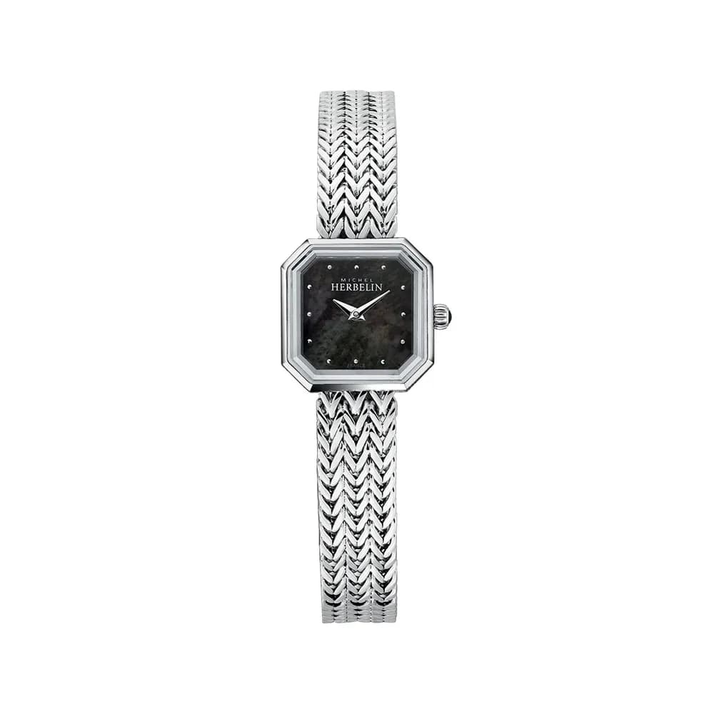 Michel Herbelin Montre quartz Femme Octogone Noir