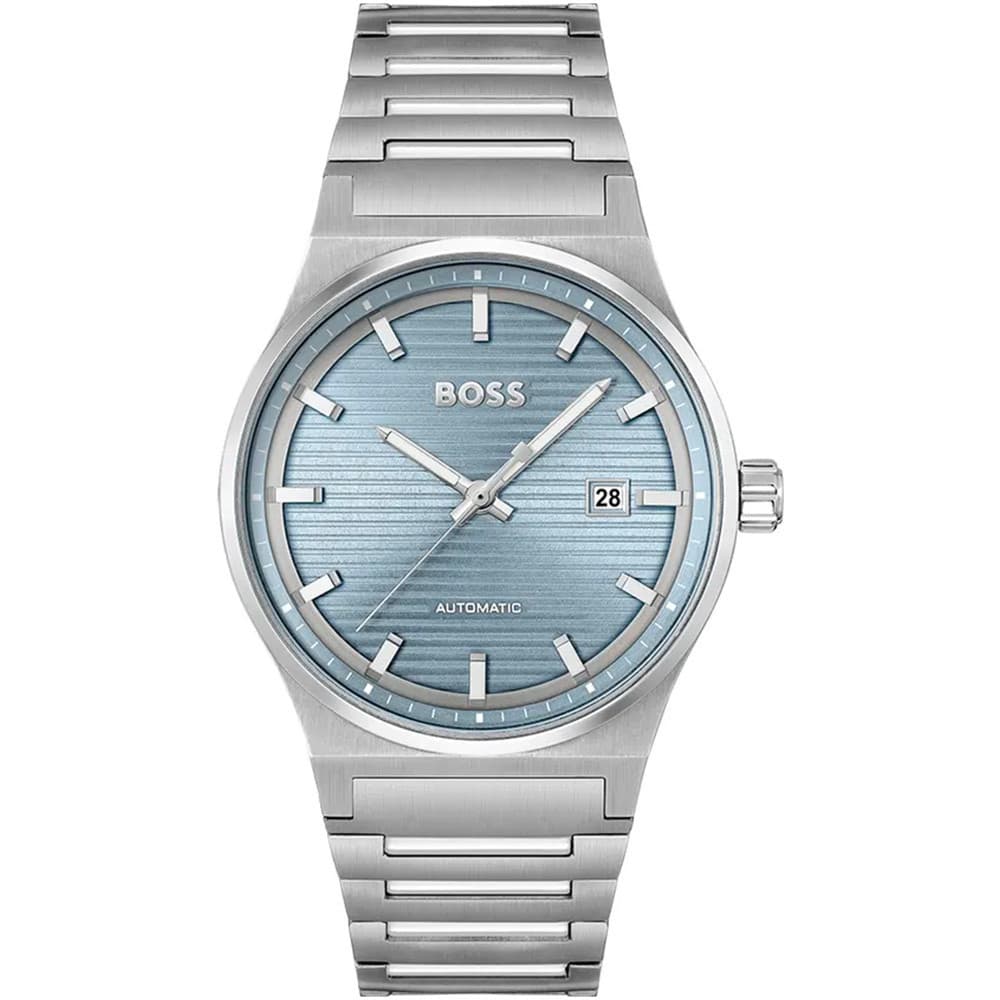 Hugo Boss Montre Automatique Boss Collection Sport Lux Candor Auto en Acier Argenté
