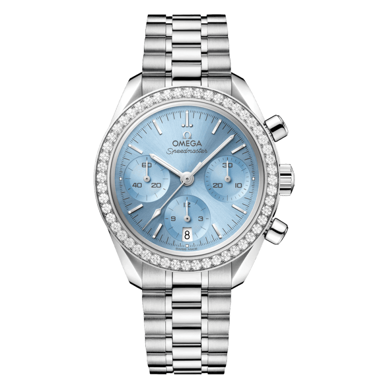 Omega Omega Speedmaster 38 38 mm, acier sur acier 324.15.38.50.03.001