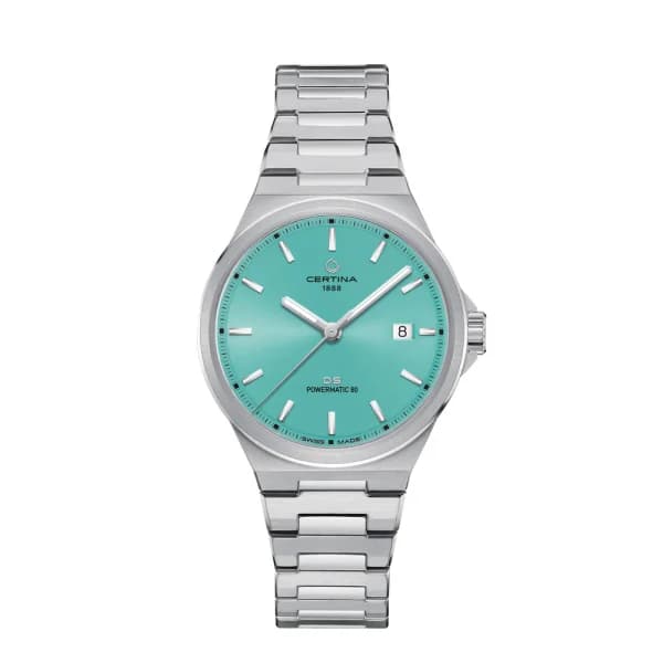 Certina Montre Certina DS-7 Powermatic 80 Automatique Cadran Bleu clair