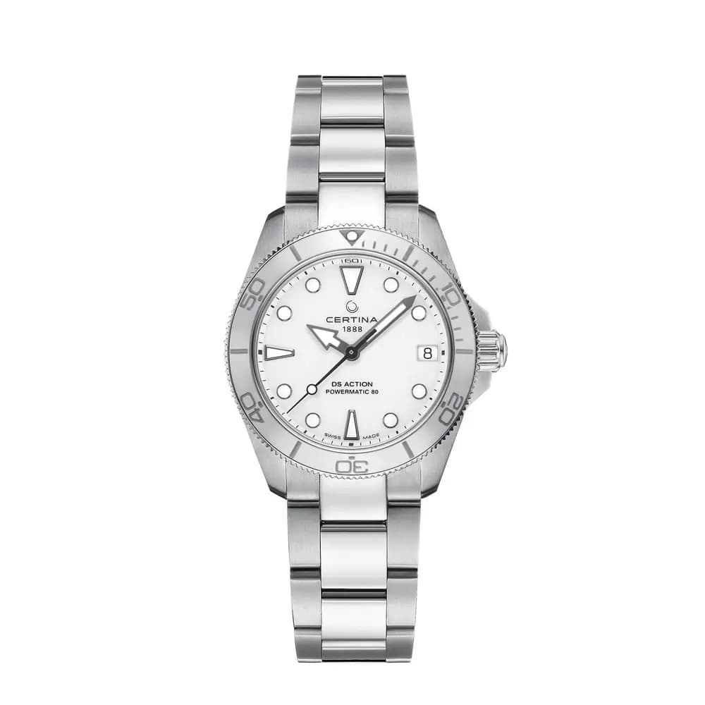 Certina Montre automatique Femme DS action Blanc