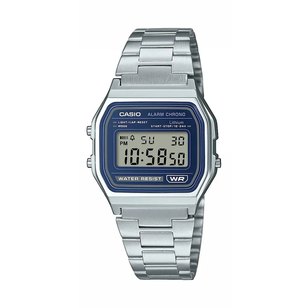 Casio Vintage — cadran bleu