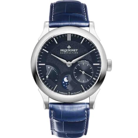 Pequignet E. Montre Pequignet Royale Paris Automatique Cadran Bleu - 9007373