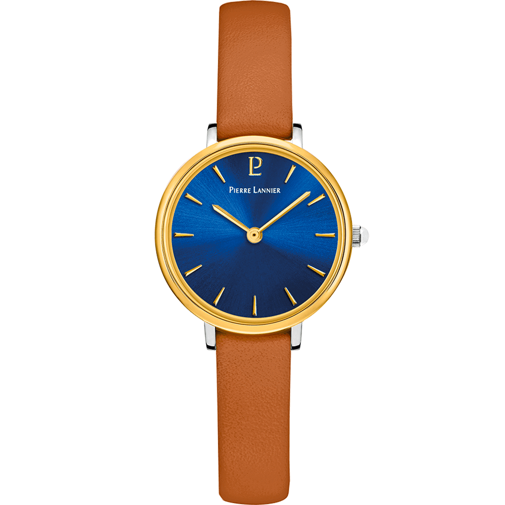 Pierre Lannier Montre Pierre Lannier Nova en Cuir Marron