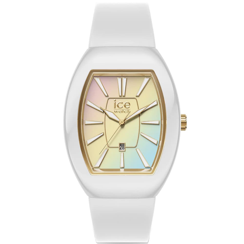 Ice Watch Montre Ice Watch Collection Ice Boliday en Silicone Blanc