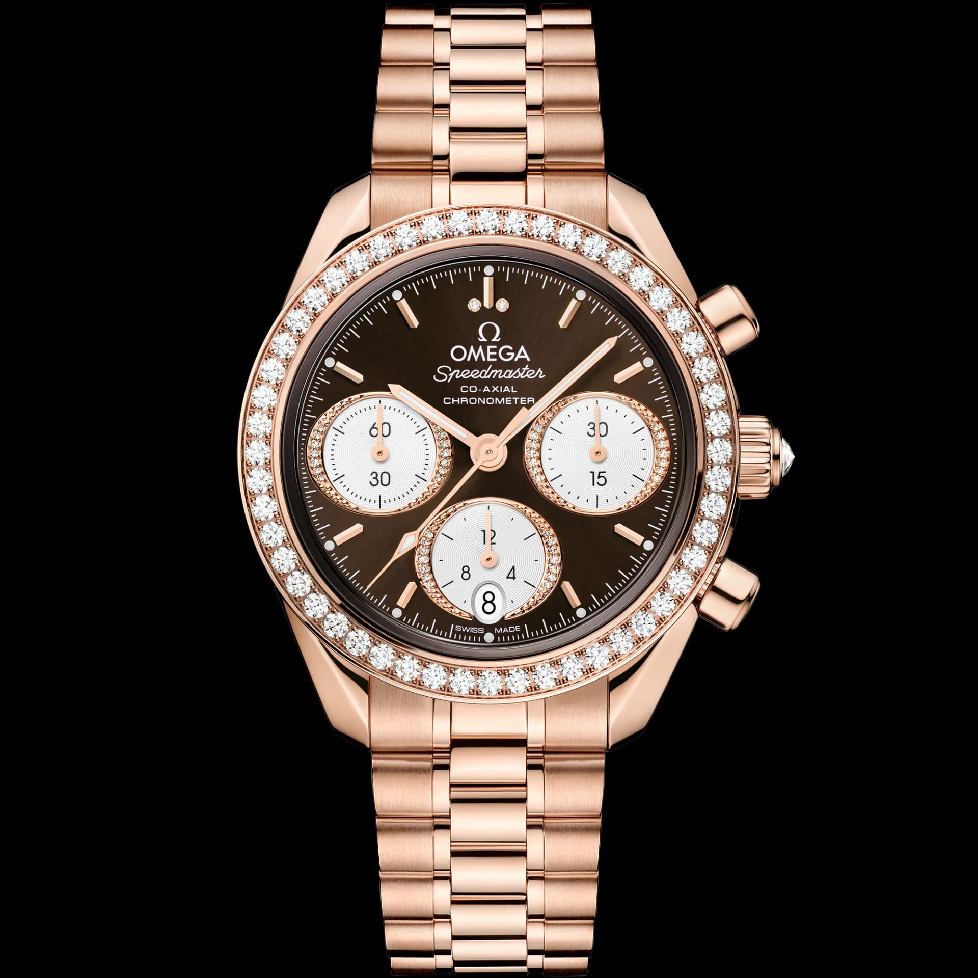 Omega Speedmaster 38 mm, or Sedna™ sur or Sedna™