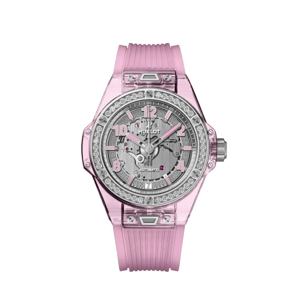 Hublot One Click Pink Sapphire Diamonds