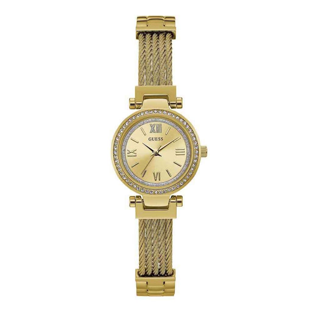 Guess Montre Analogique Femme Guess Acier Jaune W1009L2
