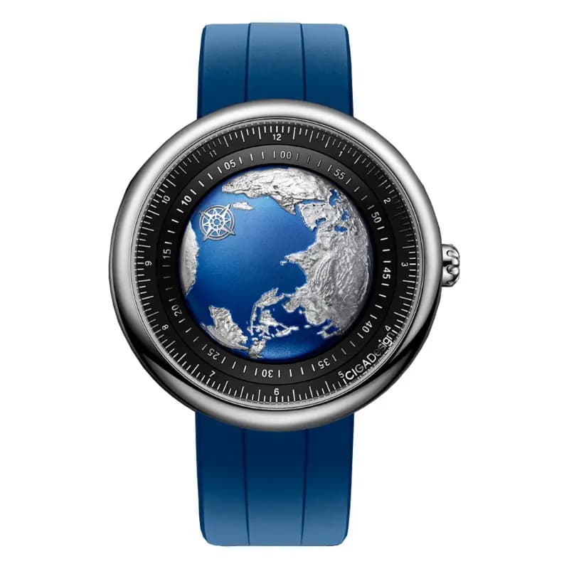 Ciga Design Montre Série U Blue Planet Titanium U033-TU02-W6U