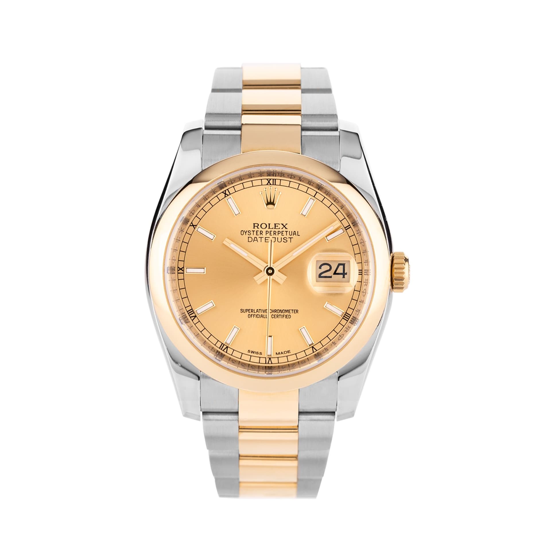 Rolex Datejust 36 — cadran champagne