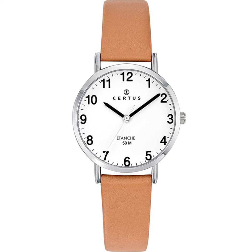 Certus Montre Certus en Cuir Orange