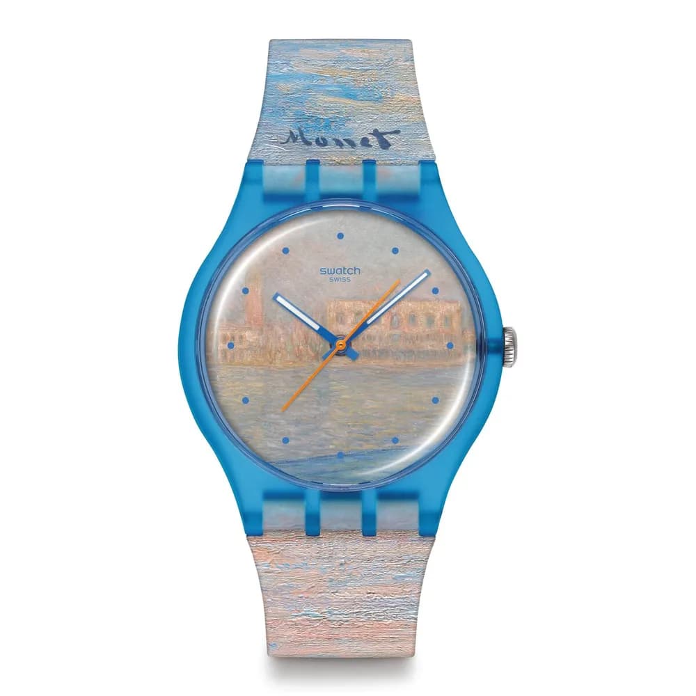 Swatch x Guggenheim — boîtier bleu