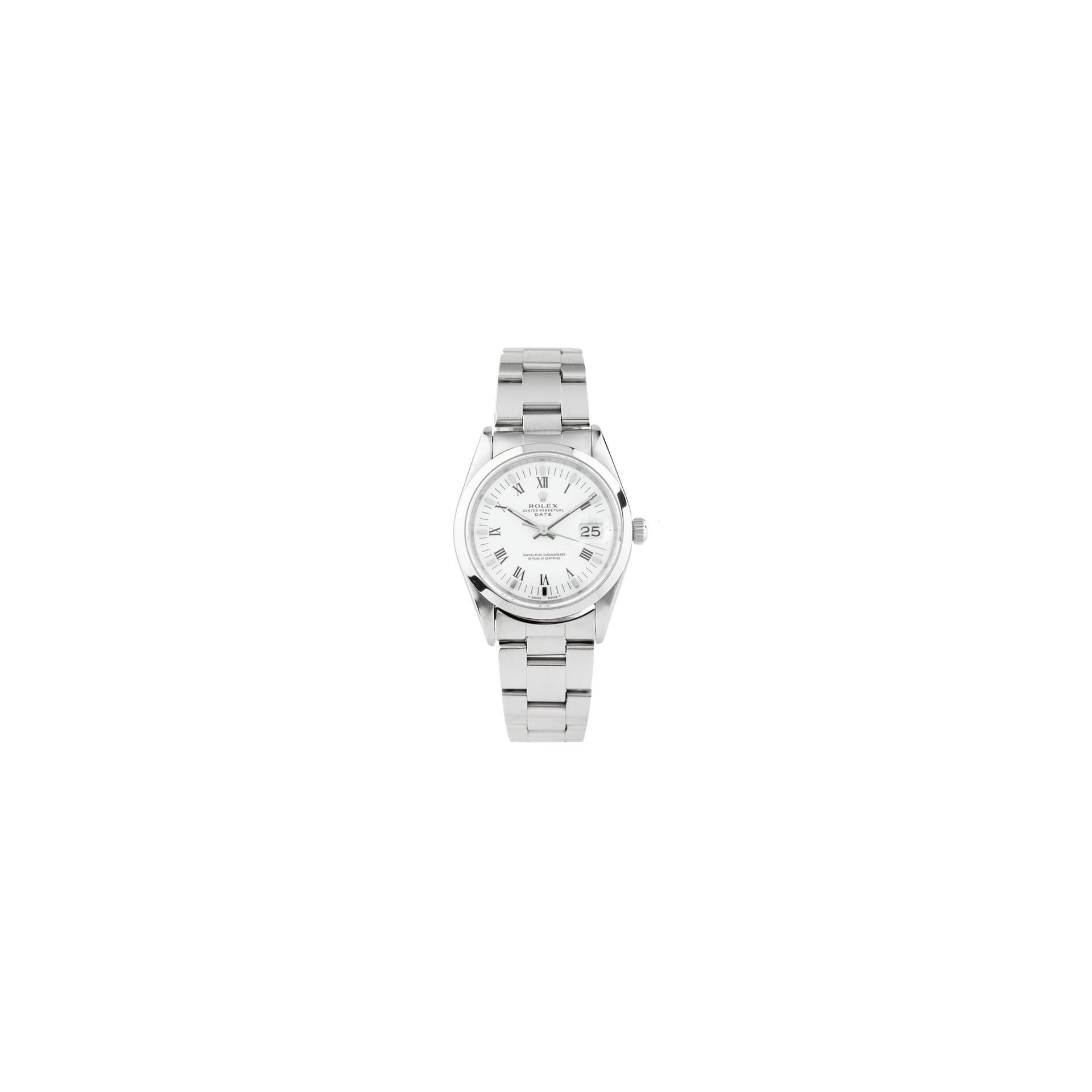 Rolex Montre Rolex Oyster Perpetual Date 15200 1990 Full Set 34 mm