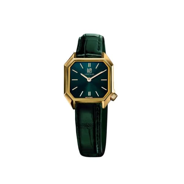March LA.B Montre March LA.B Lady Mansart Electrique Emerald Alligator Vert