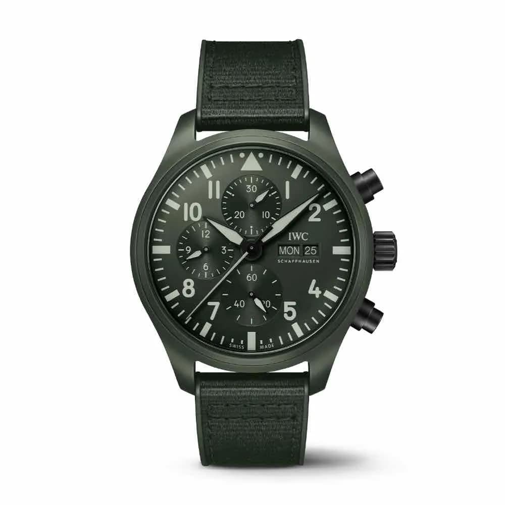 IWC Schaffhausen Montre D’Aviateur Chronographe Top Gun Edition «Woodland»
