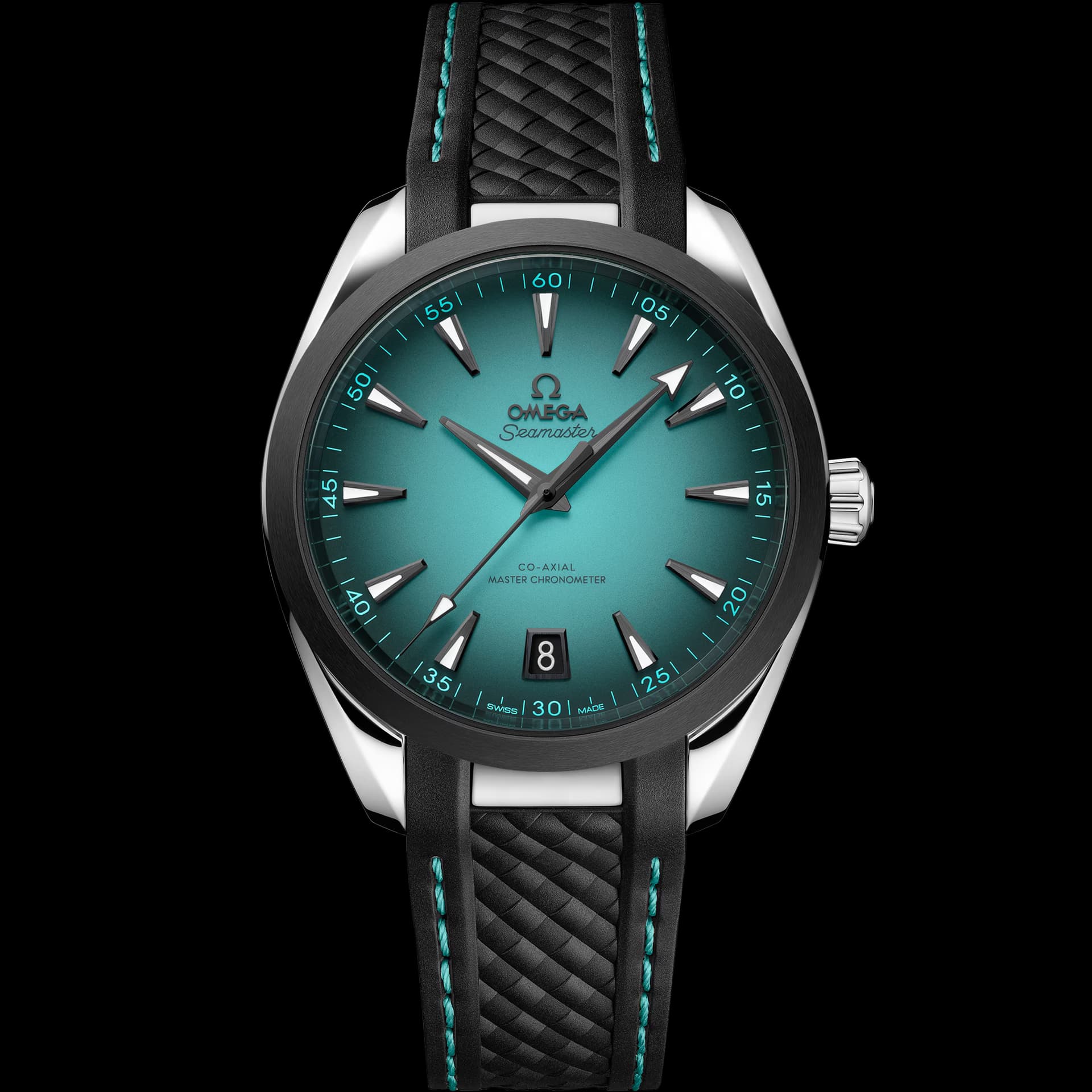 Omega Seamaster 41 mm — cadran turquoise