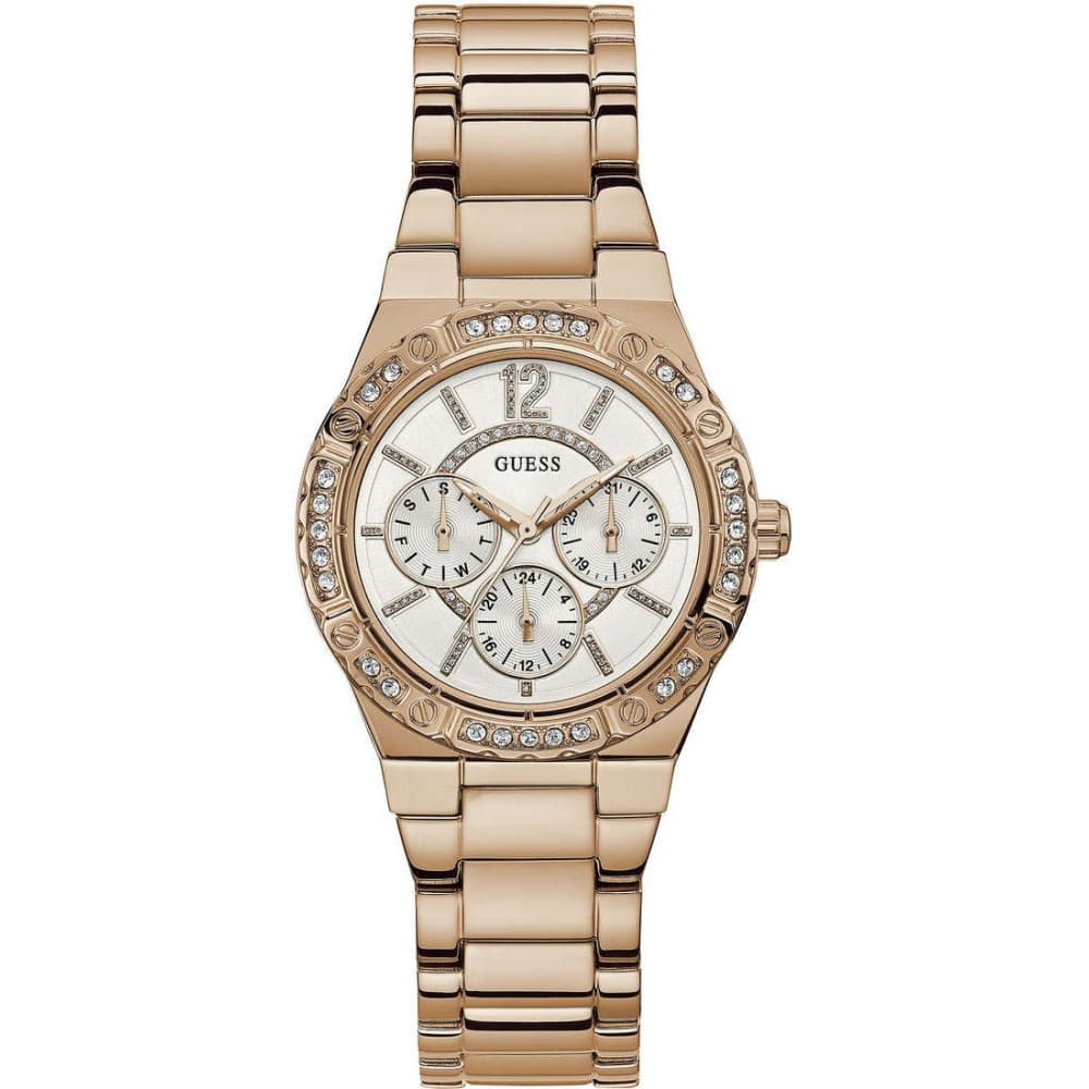 Guess Montre Guess en Acier Doré Rose