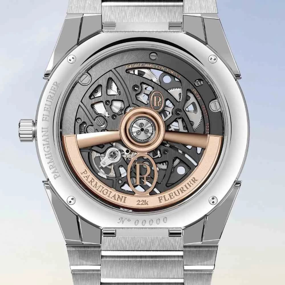 Parmigiani Fleurier Tonda Pf Skeleton Steel Platinum Graphite