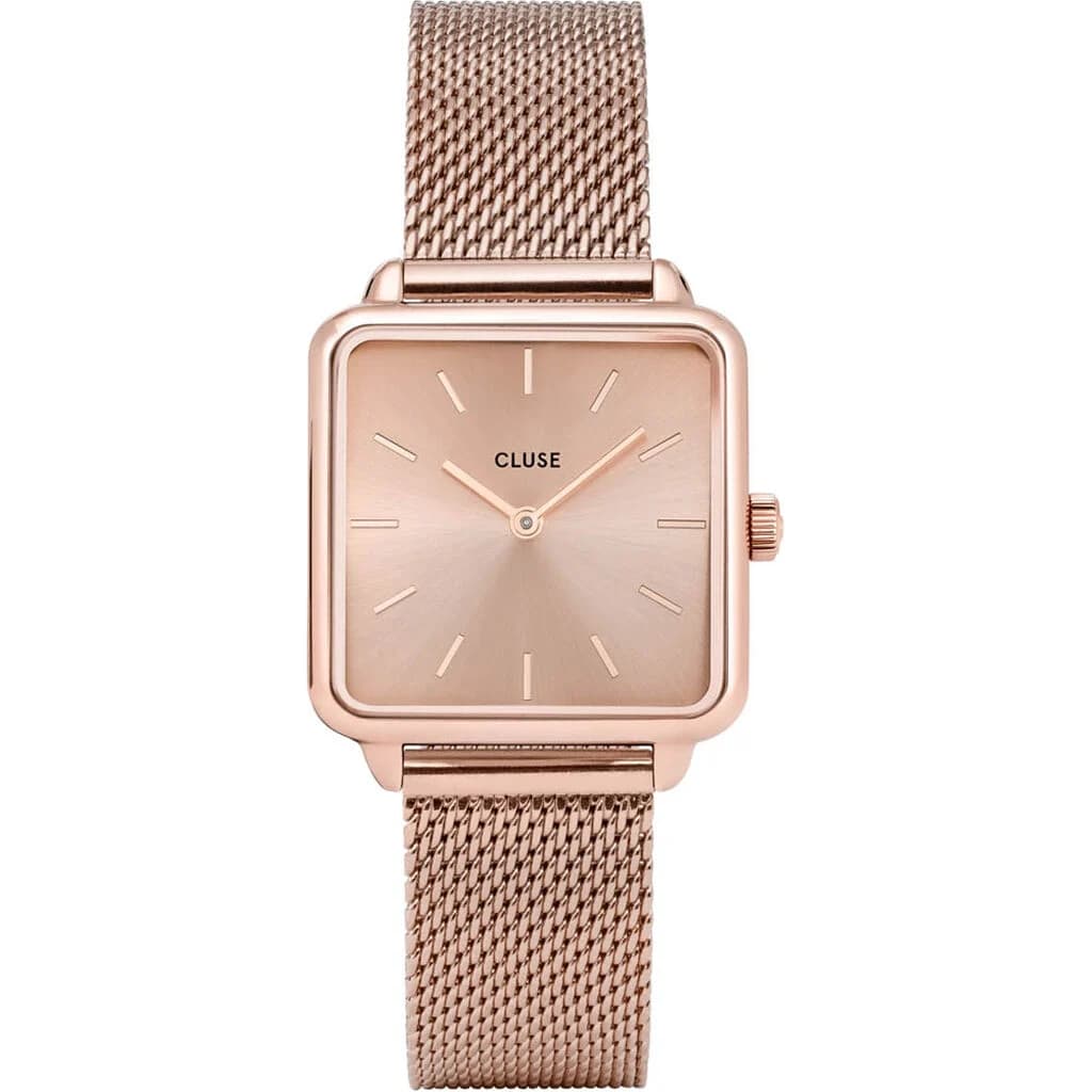 Cluse Montre Cluse Tétragone Mesh Full Rose Gold - 28.5 mm - CW0101207009