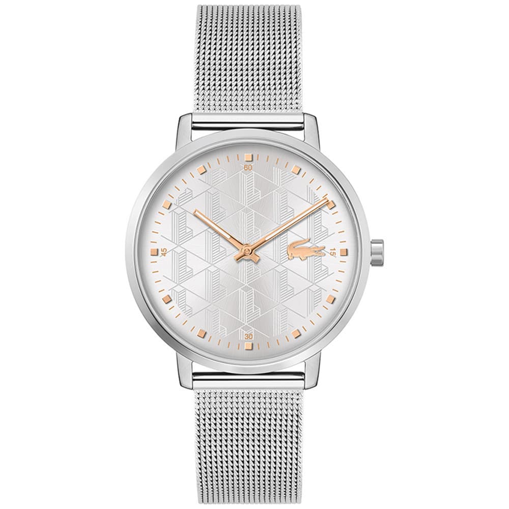 Lacoste Montre Lacoste Collection Crocorigin en Acier Argenté