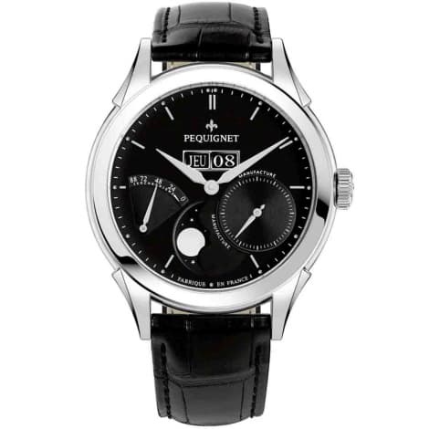 Pequignet Montre Pequignet Royale Origine Automatique Cadran Noir - 9010443-A