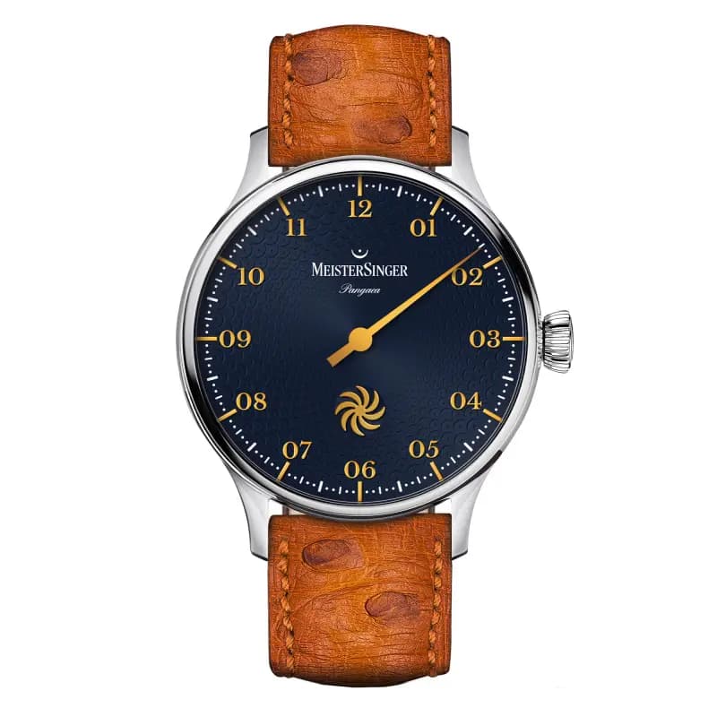 MeisterSinger Montre Pangaea Bleu acier PDS917G