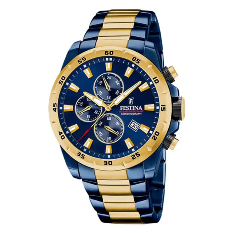 Festina Montre Homme FESTINA CHRONO SPORT en Acier Bicolore