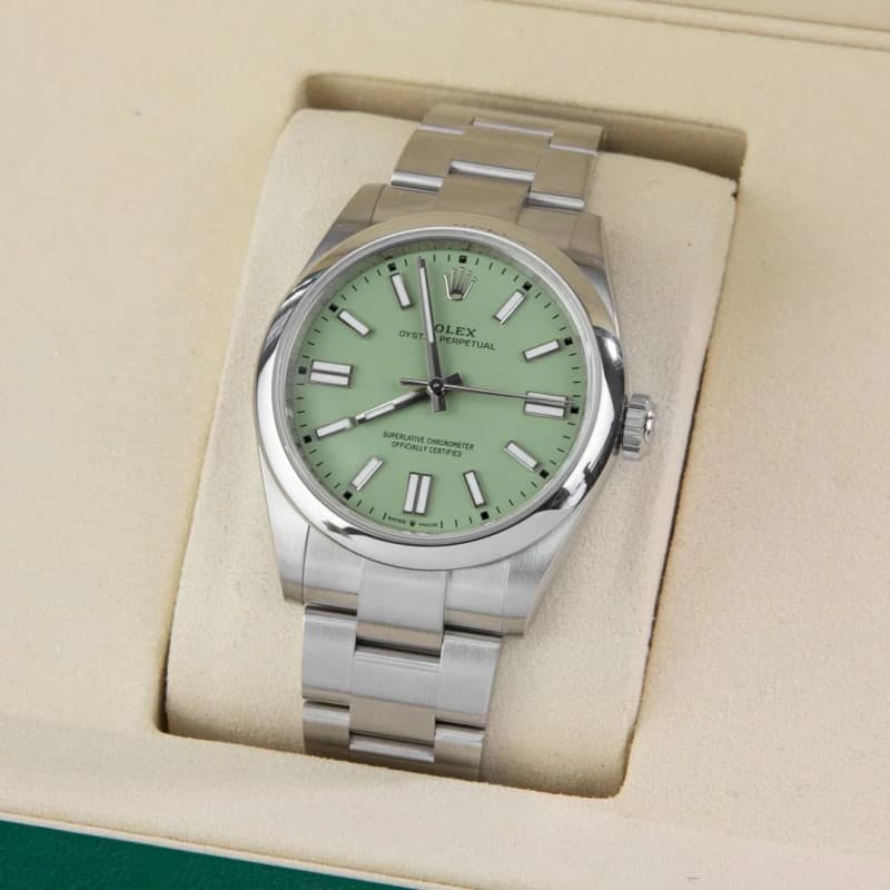 Rolex Oyster Perpetual 41 — cadran vert