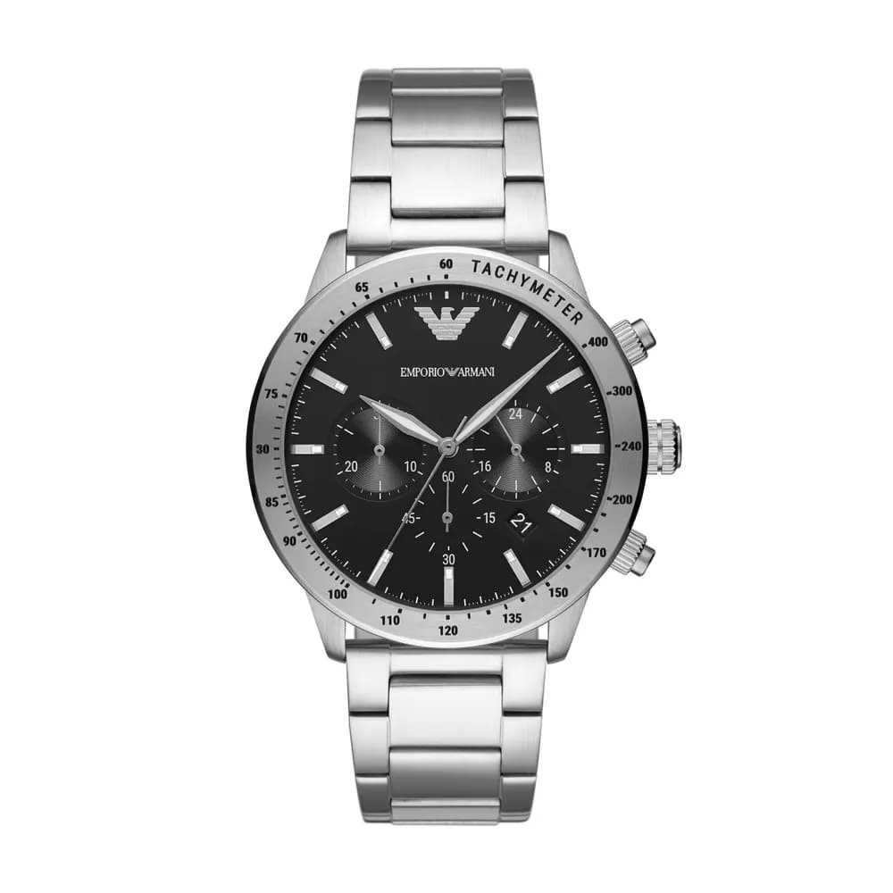 Emporio Armani Montre Analogique Homme Emporio Armani Acier Gris AR11241