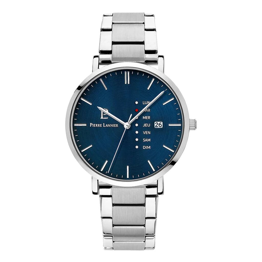 Pierre Lannier Montre Pierre Lannier Data Bleu