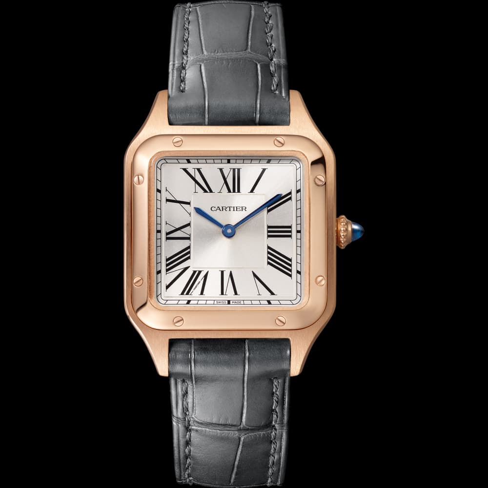 Cartier Santos-Dumont — boîtier or rose 28 mm