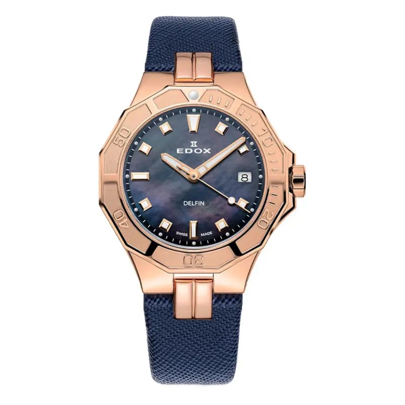 Edox Montre Delfin the Original Lady 53020-37RC-NANR