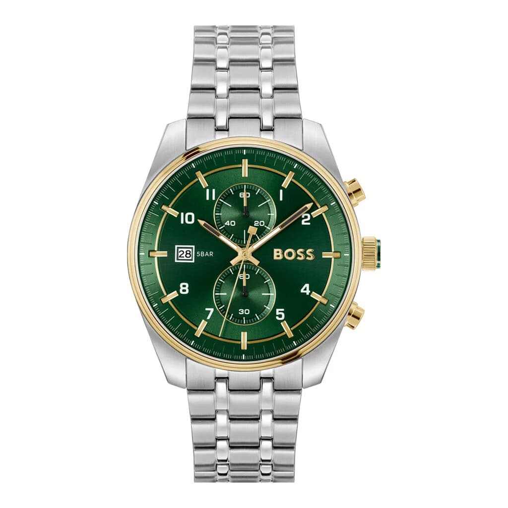 Hugo Boss Montre Boss Skytraveller Vert